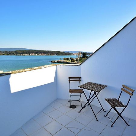 Apartamento Con Terraza Frente Al Mar En O Grove Esterno foto
