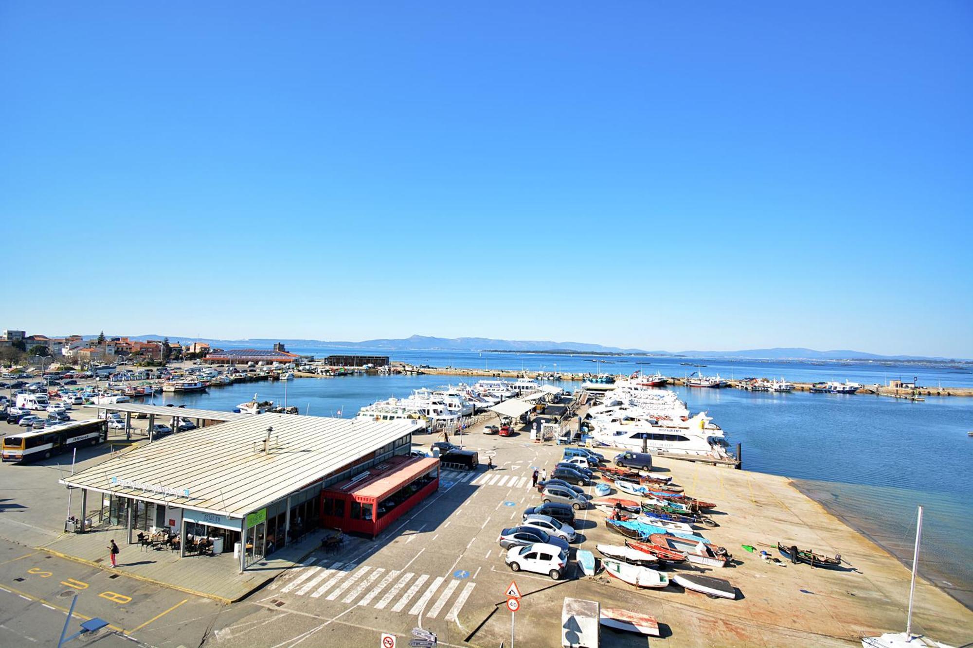 Apartamento Con Terraza Frente Al Mar En O Grove Esterno foto